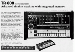 TR-808 Advertisement from 1980